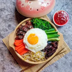 Bibimbab With Ear Mushroom