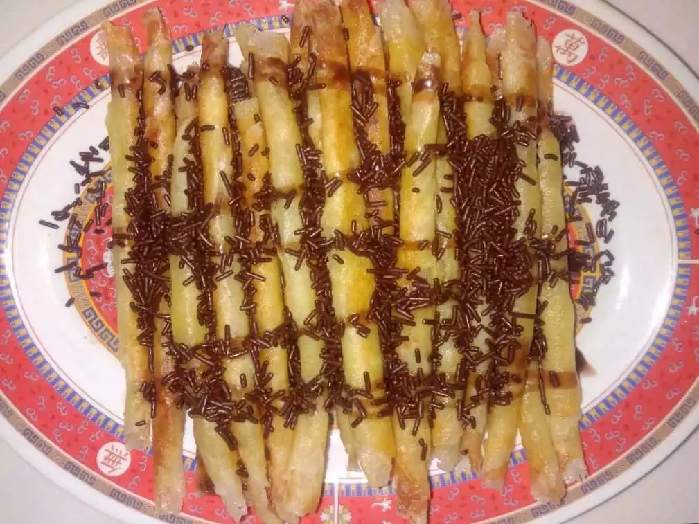 Step 7 Lumpia Tape Tabur Mesis