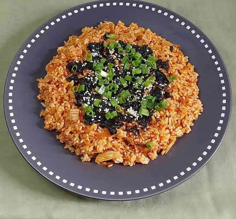 Kimchi Fried Rice (Kimchi Bokkeumbap)  #KoreanFood