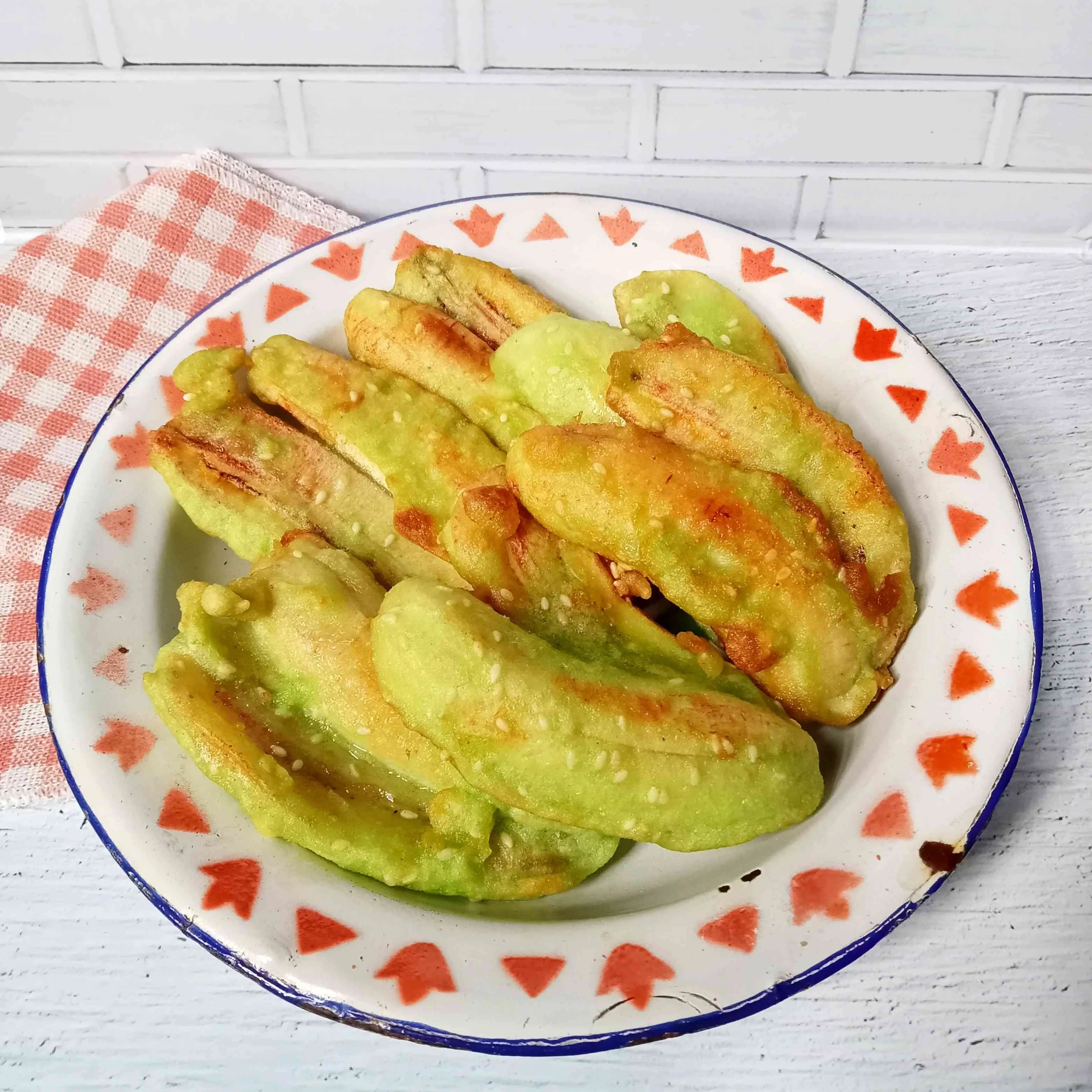 Pisang Goreng Pandan Wijen