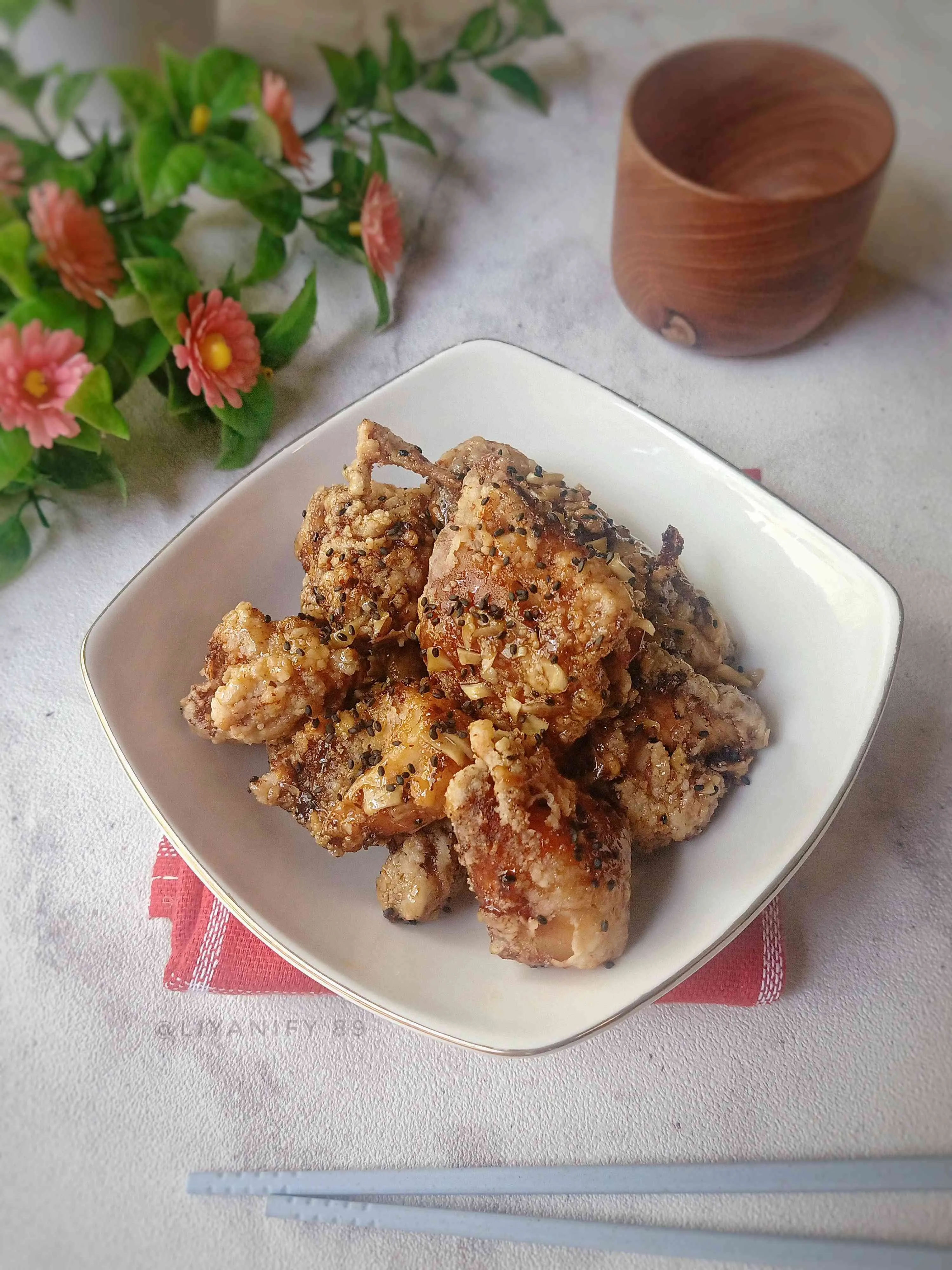 Ganjang Chicken (Ayam Bumbu Korea) #KoreanFood