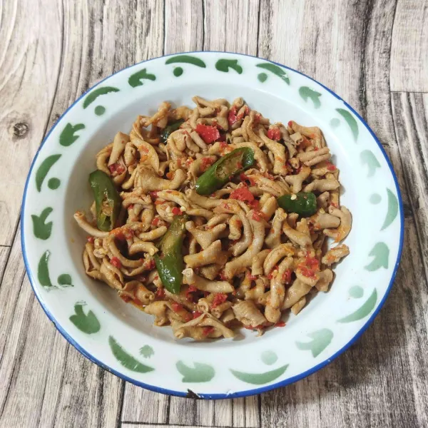 Usus Ayam Pedas ala Warteg
