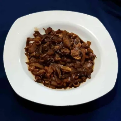Asin Cumi Kentang Masak Kecap