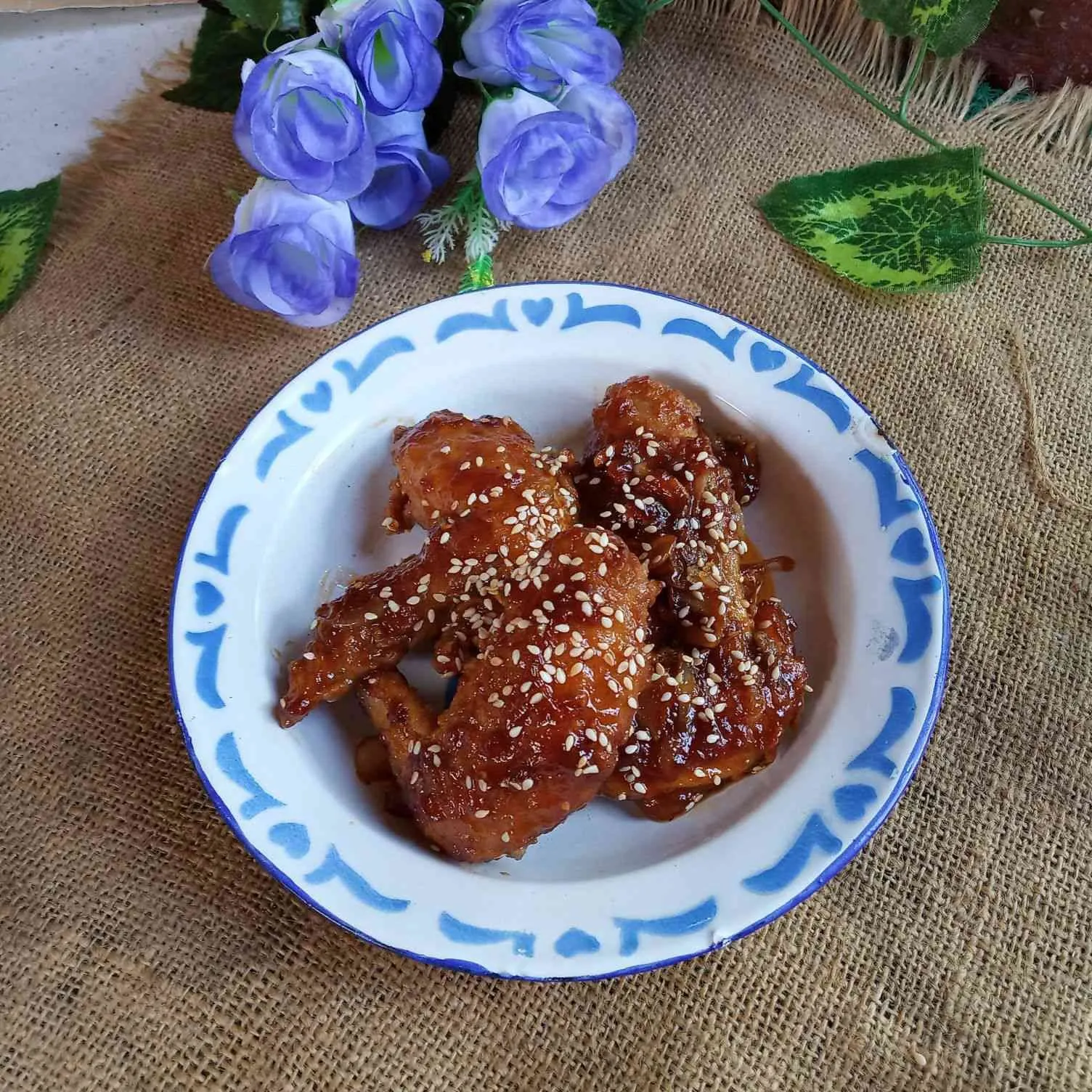 Korean Spicy Chicken Wings (Kkanpunggi) #KoreanFood