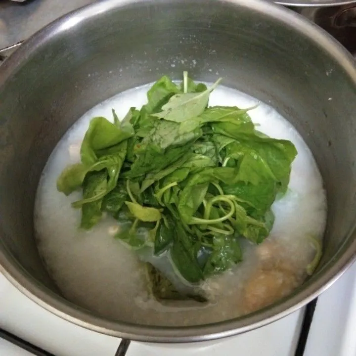Step 8 Bubur Ayam Bayam