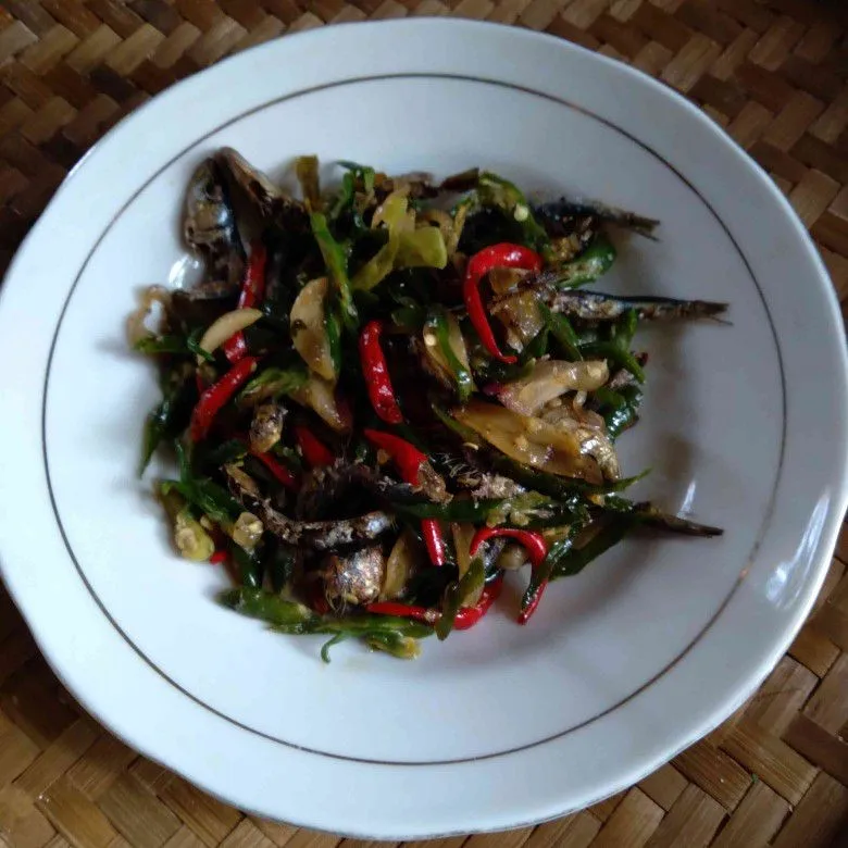 Oseng Teri Lombok Abang Ijo