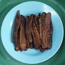 Har keempat sudah jadi sale dan siap diolah menjadi menu yang kita inginkan. Saya coba goreng sale dengan tepung.
