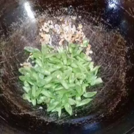 Step 4 Omelet Buncis Pedas