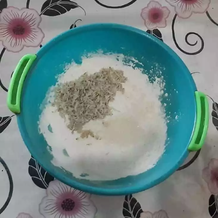 Step 1 Cilok Kerikil Teri Pedas
