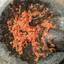 Uleg halus bumbunya.