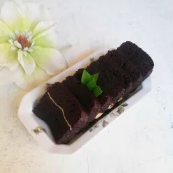 Brownies Kukus Lapis Keju Cheddar #UntukSiBuahHati