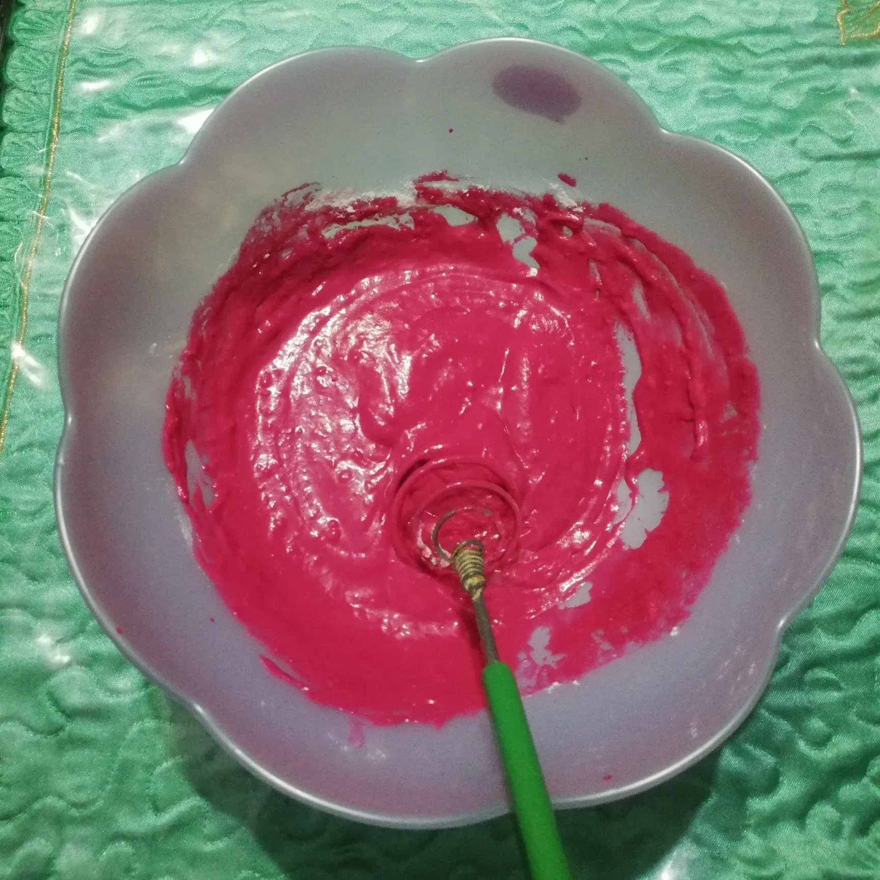 Step 3 Chiffon Cake Putih Telur Red Velvet