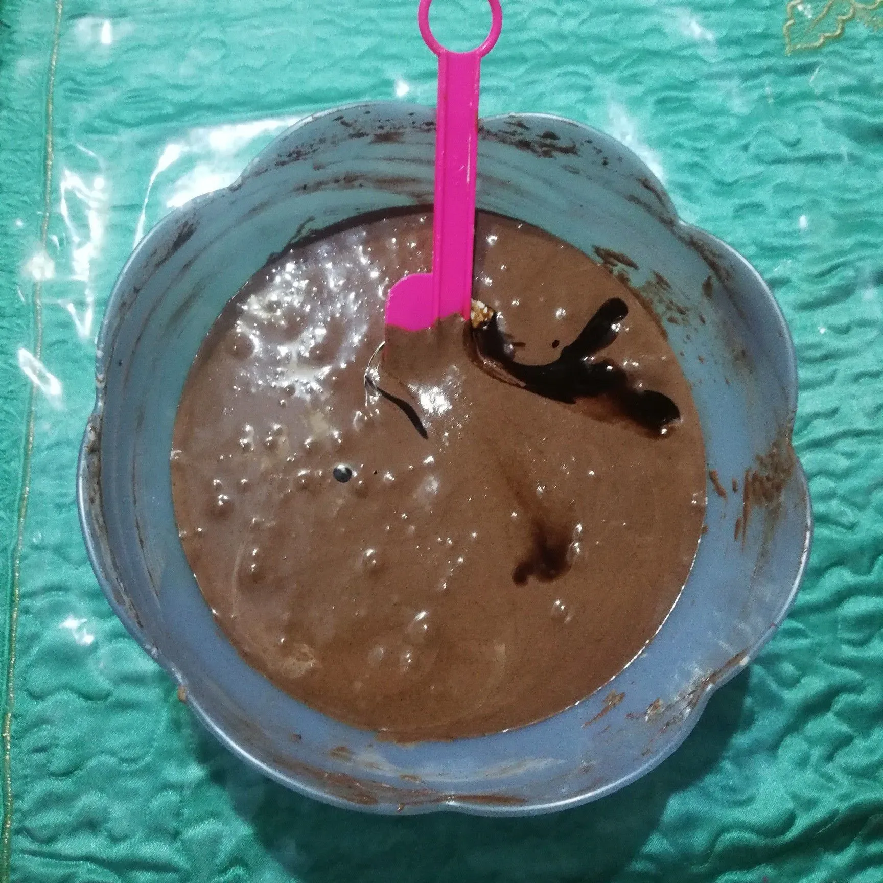 Step 7 Brownies Kukus Lapis Keju Cheddar