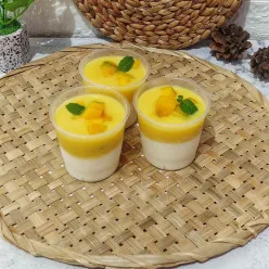 Puding Susu Saus Mangga #UntukSiBuahHati
