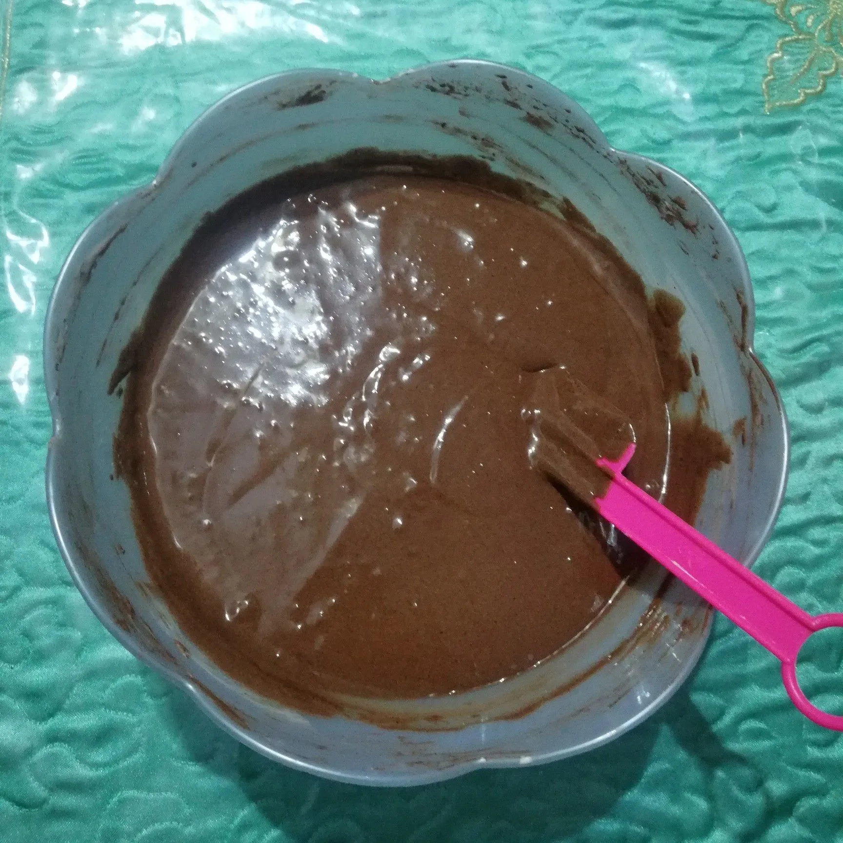 Step 6 Brownies Kukus Lapis Keju Cheddar