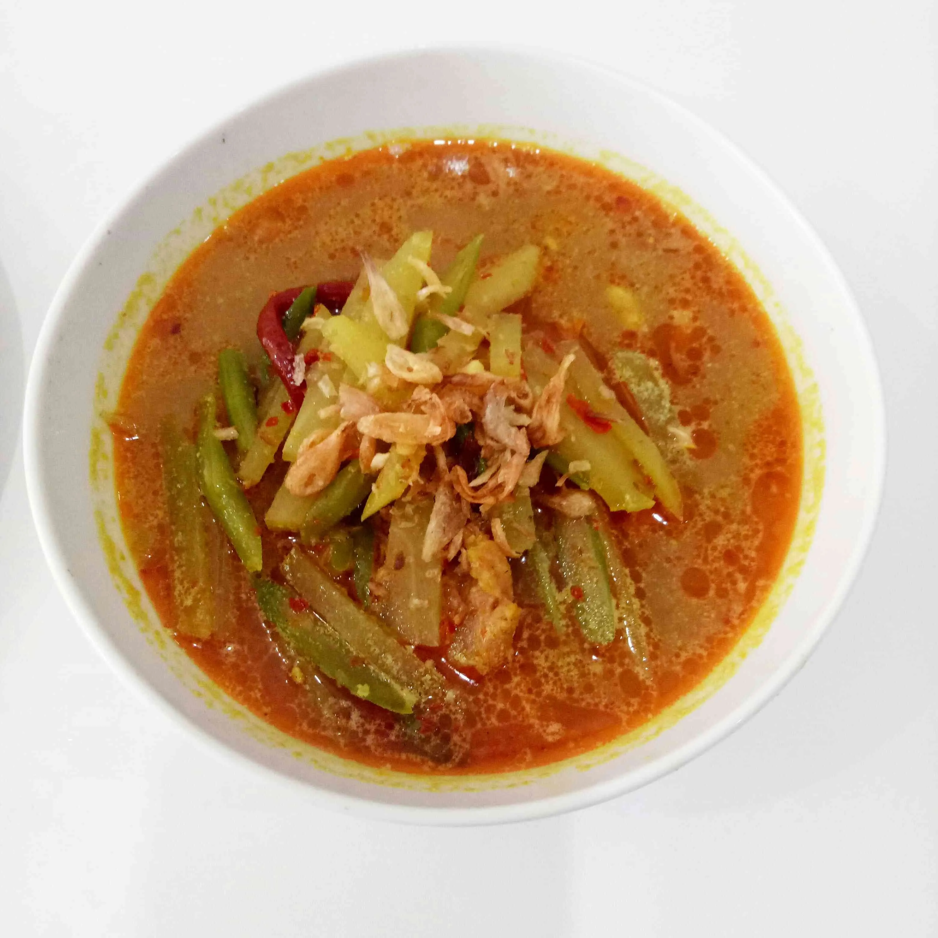 Sayur Ketupat Labu Siam