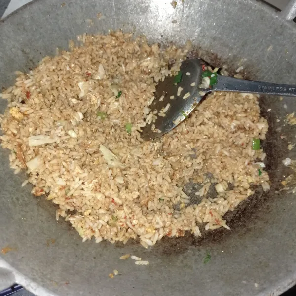 Koreksi rasa, jika rasa sudah pas matikan api.