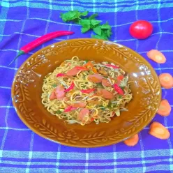 Indomie Sayuran #1Resep1NasiBungkus