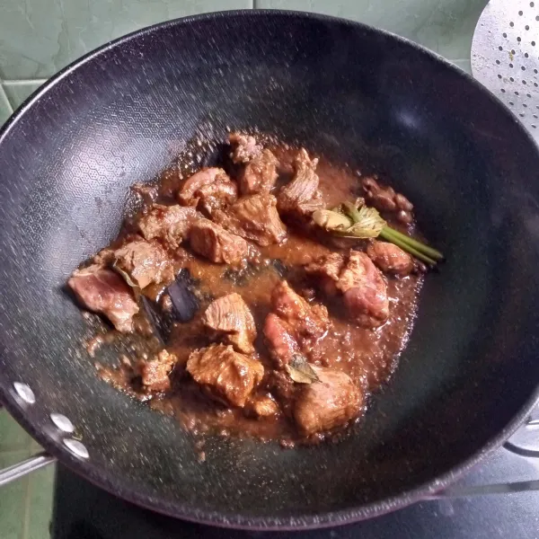 Masak sampai air habis