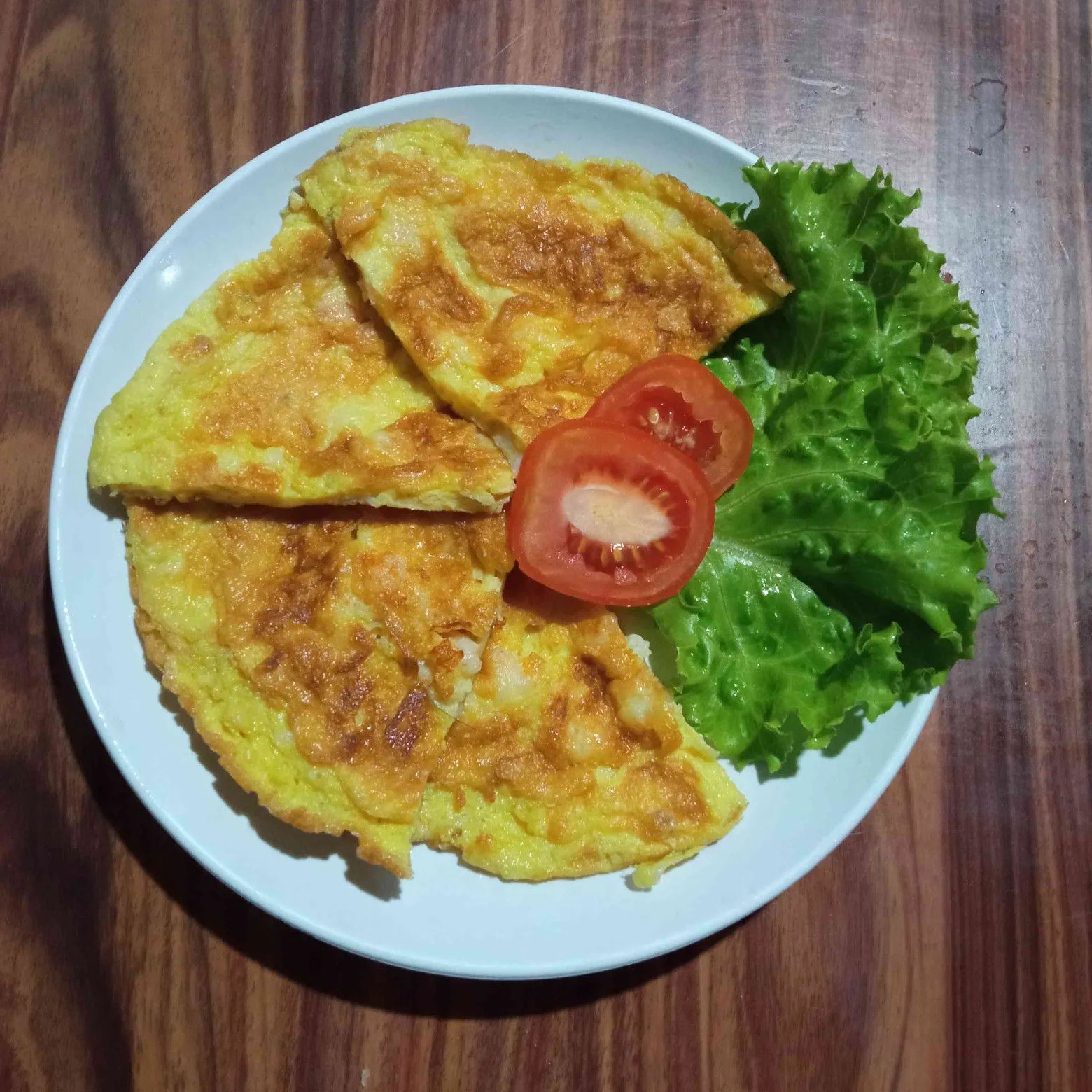 Thai Style Shrimp Omelette
