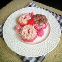 Dragon Fruit Donuts #UntukSiBuahHati