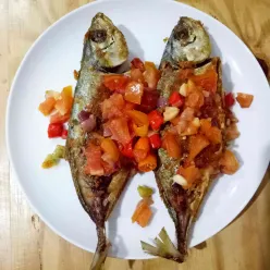Kembung Goreng Sambal Dabu-Dabu