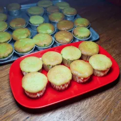 Cup Cake Pandan Tape #1Resep1NasiBungkus