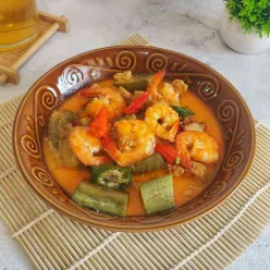 Jangan Pedas Udang Terong Tempe #1Resep1NasiBungkus