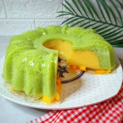 Pudding Lumut Mangga #1Resep1NasiBungkus