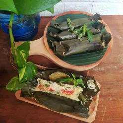 Pepes Tahu Kemangi Ayam