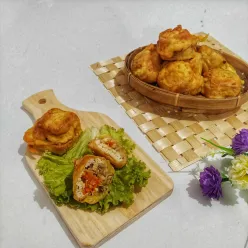 Tahu isi jamur pedas #1Resep1NasiBungkus