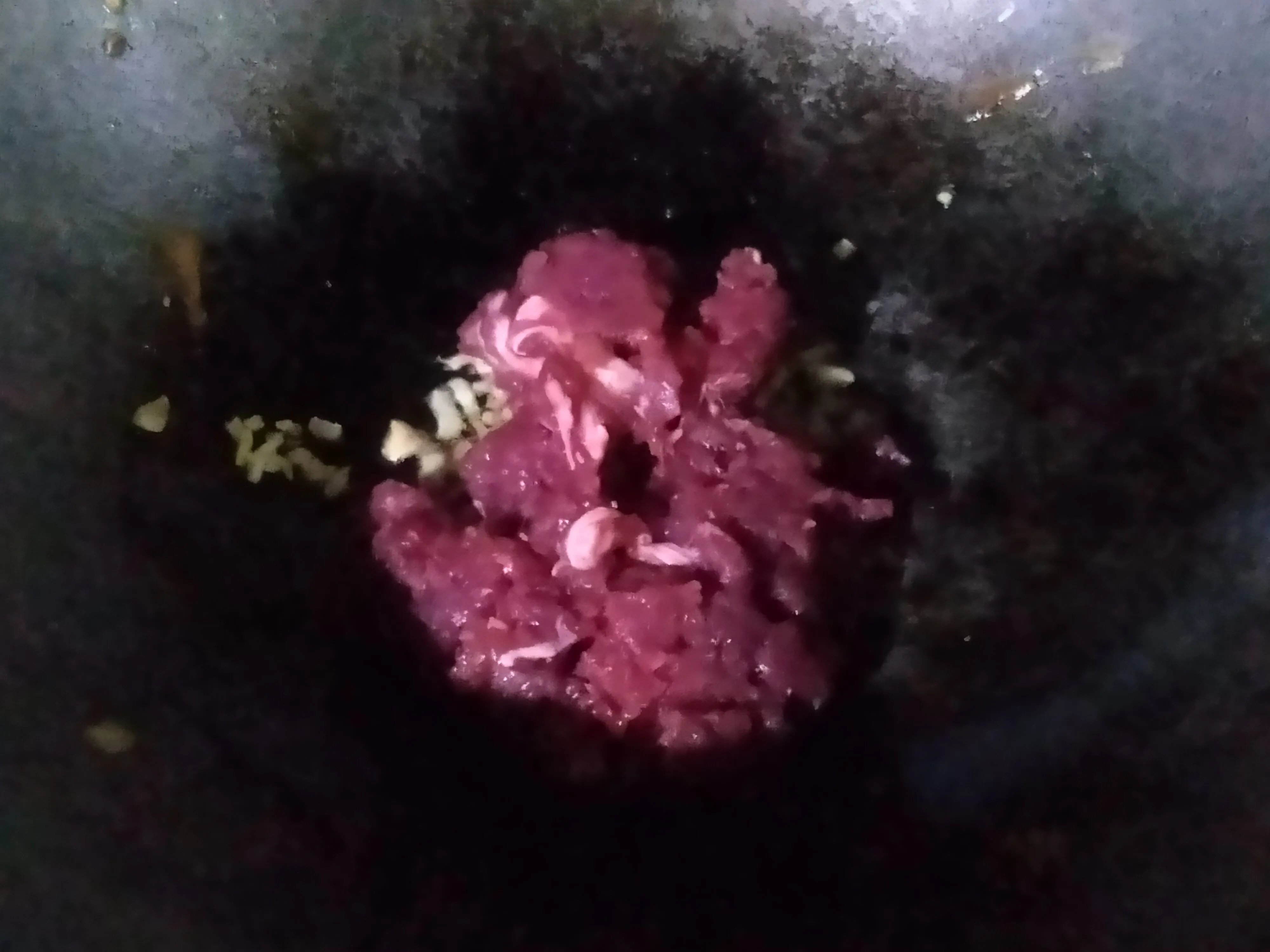 Step 5 Pokcoy Siram Daging Cincang