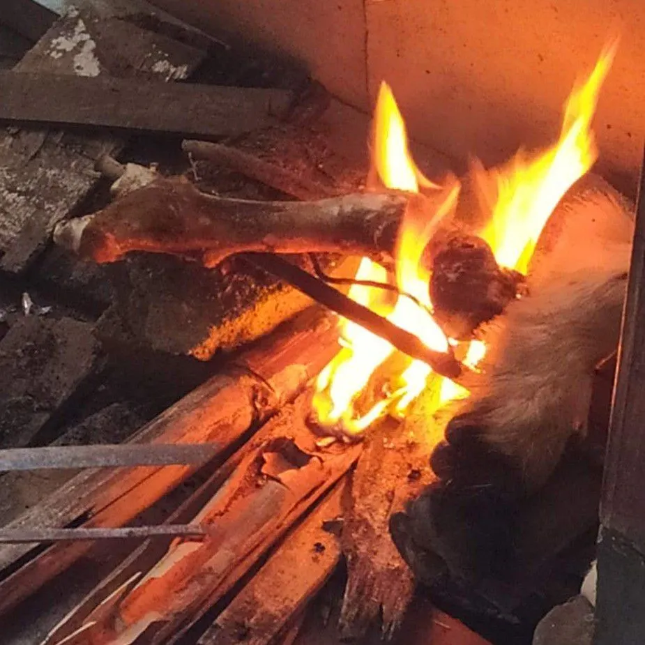 Step 1 Sayur Pedes Kaki Kambing