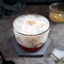 Es Susu Jelly Selasih #1Resep1NasiBungkus