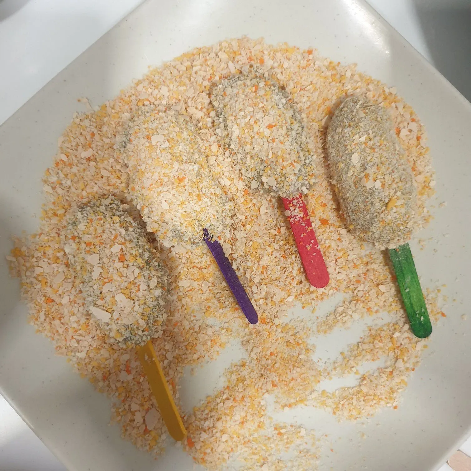 Step 7 Kaki Naga Ayam Sayur Isi Keju