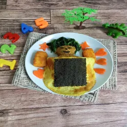 Omurice Kids Bento #UntukSiBuahHati