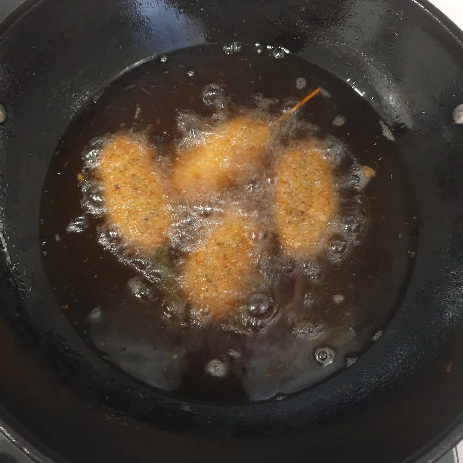 Step 8 Kaki Naga Ayam Sayur Isi Keju