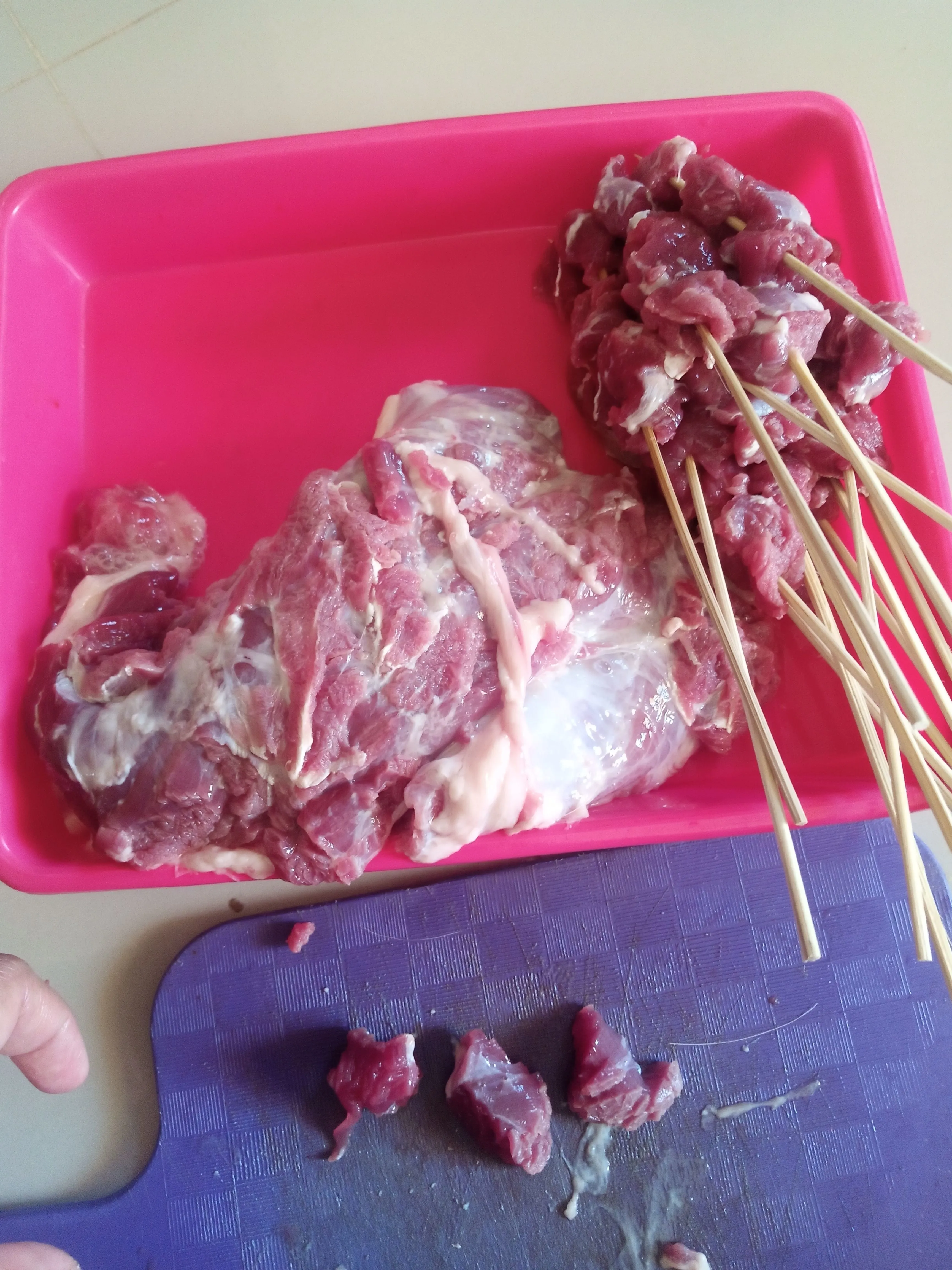 Step 1 Sate Kambing Tulungagung
