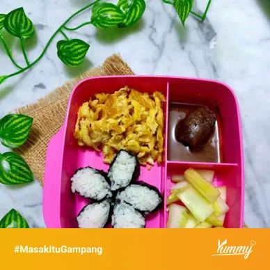 Resep Bento Bunga Sakura #UntukSiBuahHati Sederhana Rumahan di Yummy App