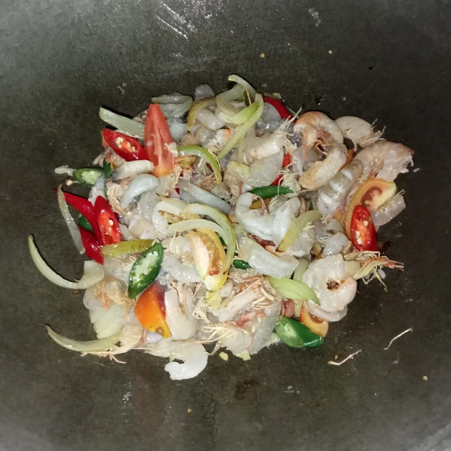 Step 4 Udang Masak Tomat