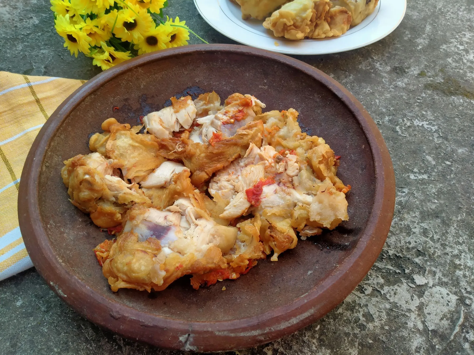 Step 9 Ayam Geprek