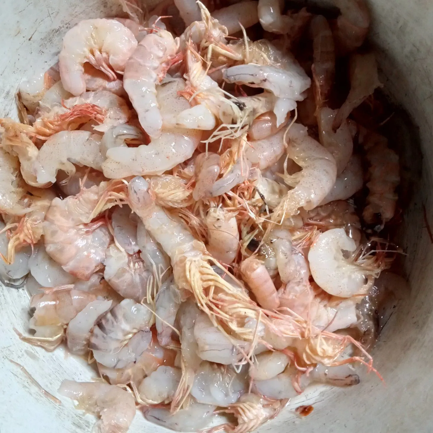 Step 1 Udang Masak Tomat
