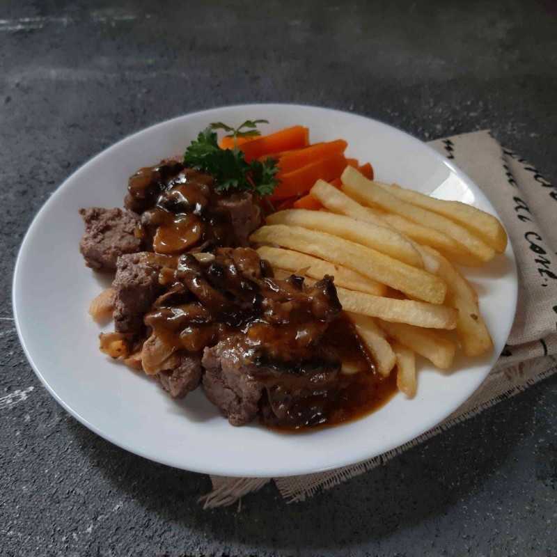 Resep Steak Saikoro Saus Jamur Untuksibuahhati Sederhana Enak Chef Lila Wahyu Lestari