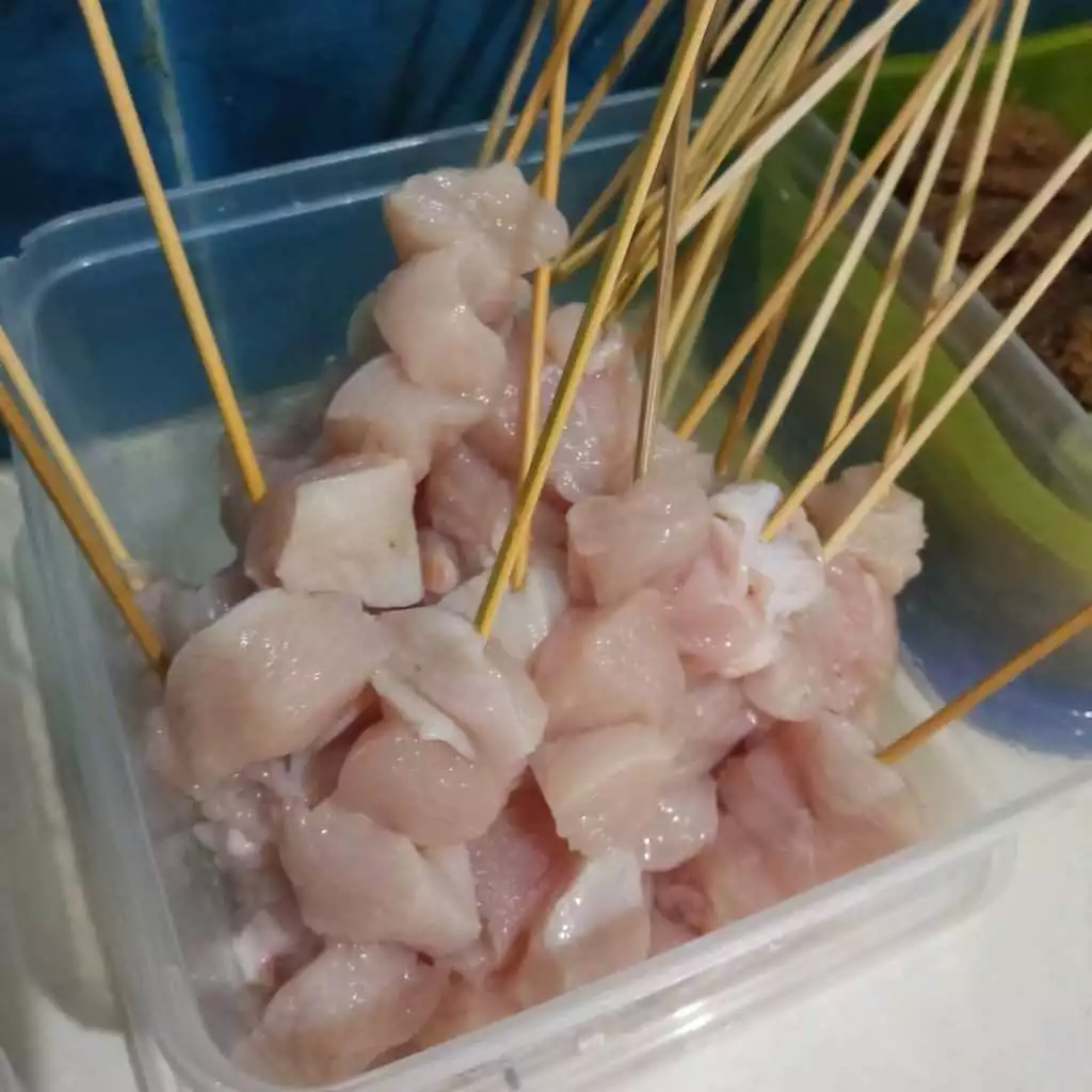 Step 4 Sate Ayam