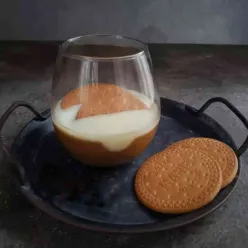 Puding Coklat dan Biskuit #UntukSiBuahHati