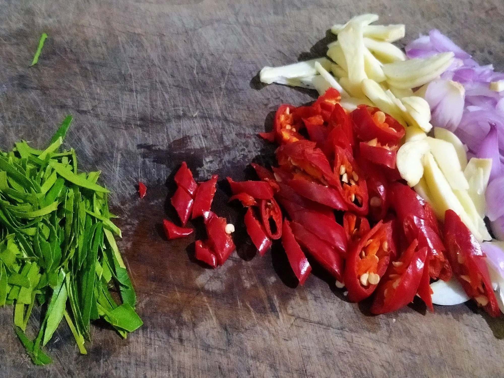 Step 1 Nasi Goreng Daun Jeruk