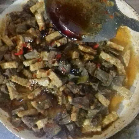 Step 5 Paru Tempe Kecap