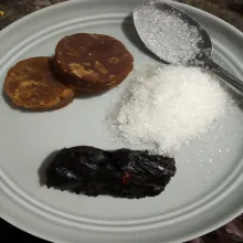 Masukkan gula, garam, asem, dan terasi. Masak hingga mendidih lalu koreksi rasa. Sisihkan.