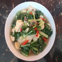 Tumis Sawi Tahu