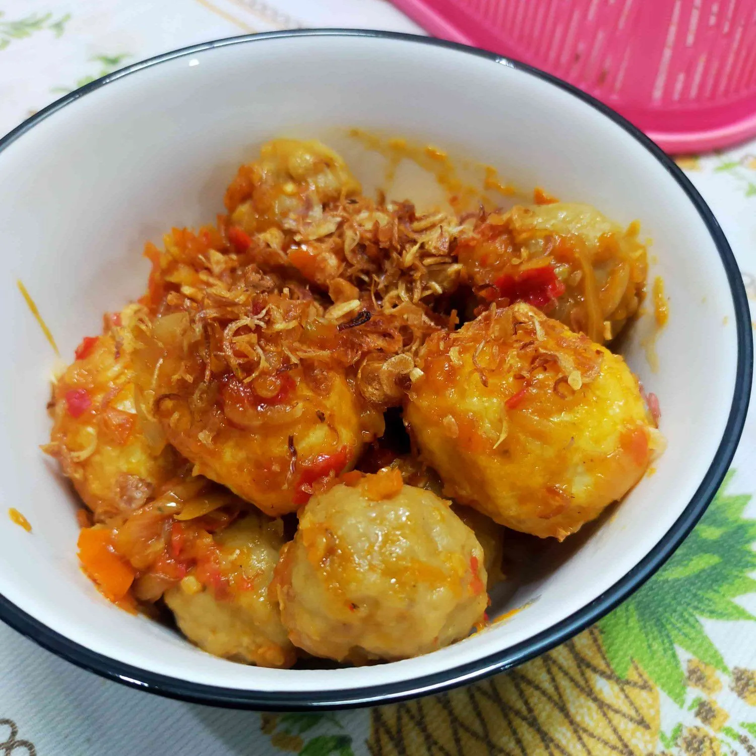 Bakso Telur Balado